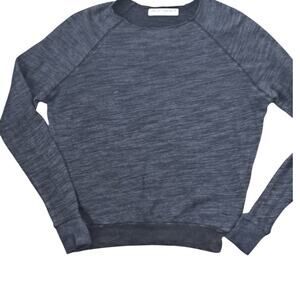 Project Social T Women's  Gray and Black Heathered Sweatshirt Size X-Small